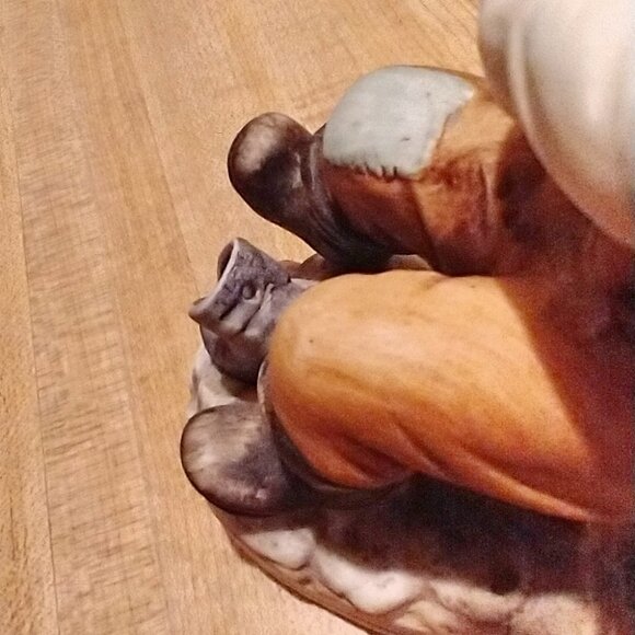 Vintage Country Boy Fishing Ceramic Figurine Statue Pole Missing - Picture 12 of 16